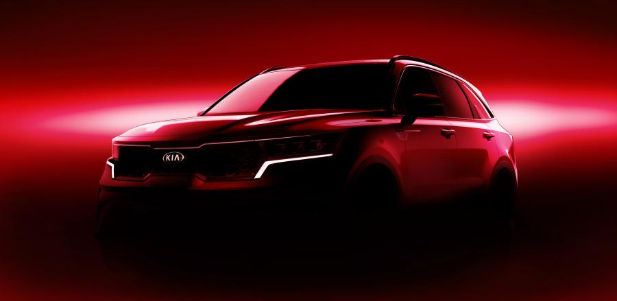 Эскиз Kia Sorento 2020 года  (KR) (фото 2 из 8)